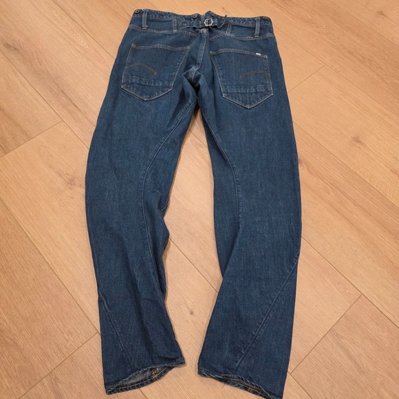 G Star RAW ARC 3D Tailored Braces Jeans in Raw Verde Denim Fits W34/L30 - Picture 14 of 16